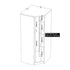 Modern Grey Corner Wardrobe, Particle Board & MDF - Space-Saving Storage