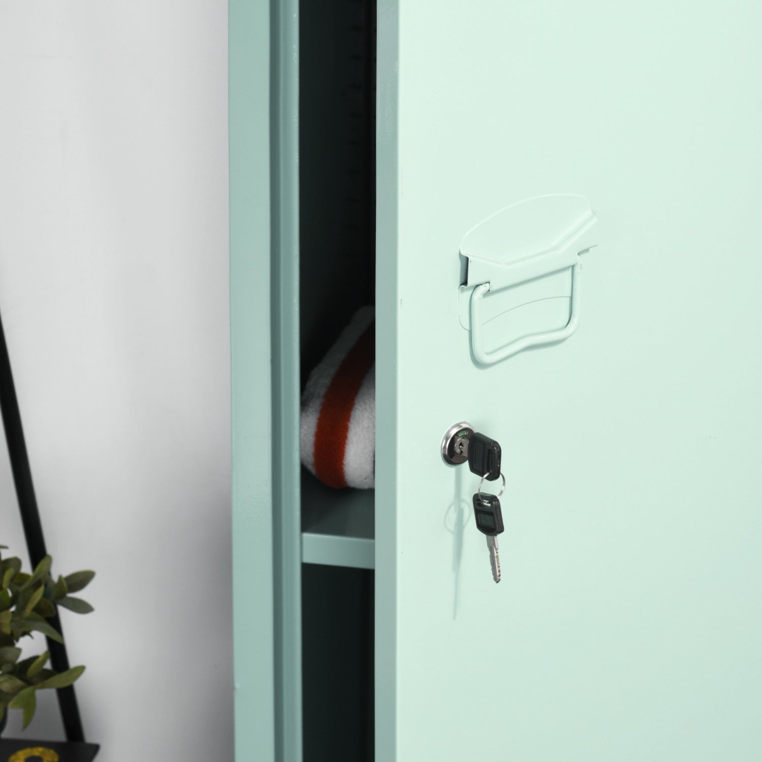 Councilbluffs Green Accent Cabinets