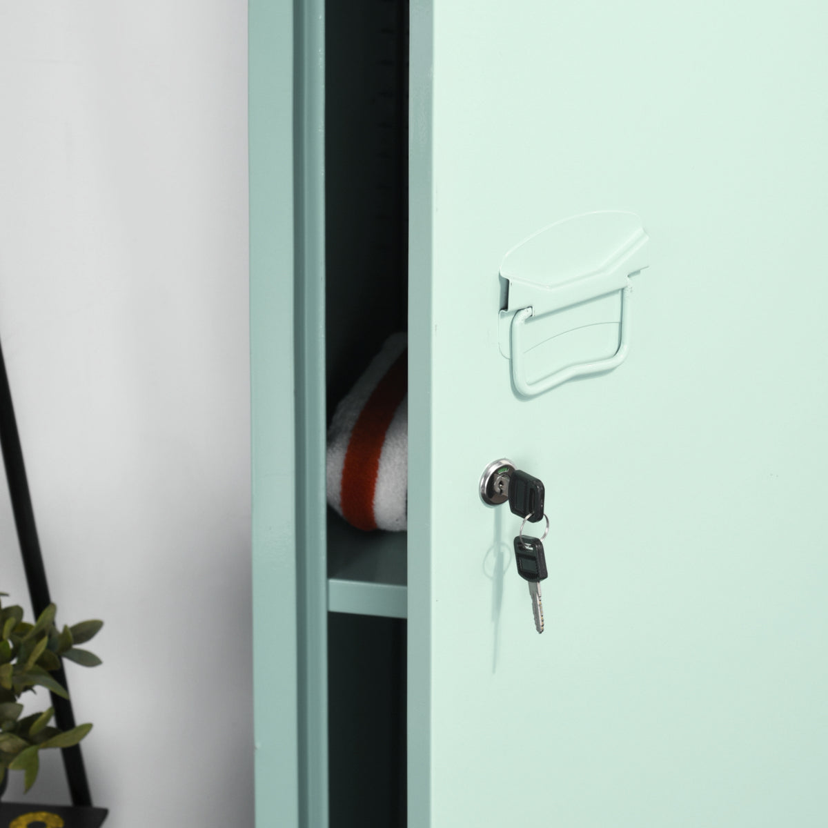 Councilbluffs Green Accent Cabinets
