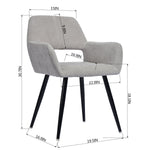 Cromwell Terry Fabric Dining Chair