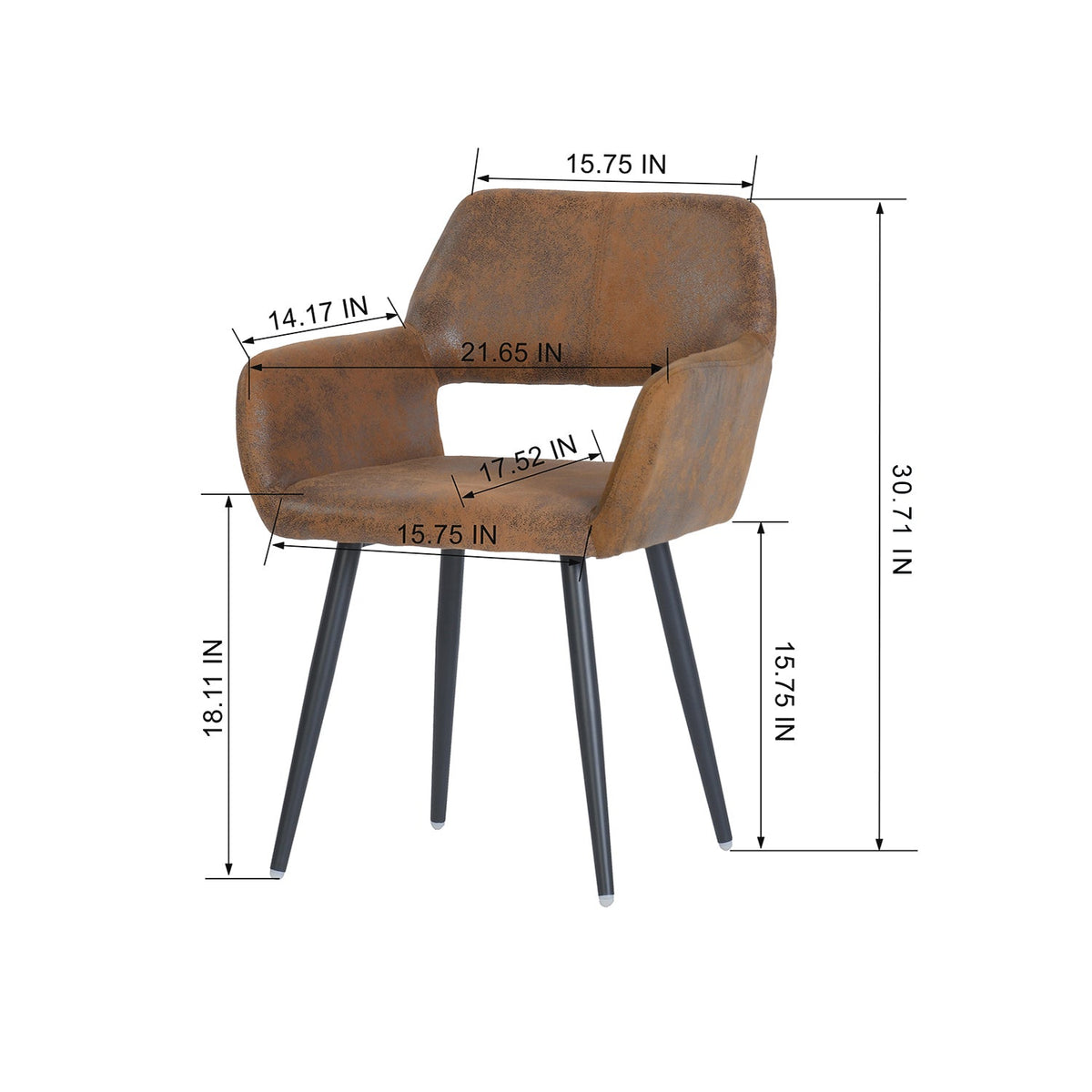 Cromwell Brown Dining Chair