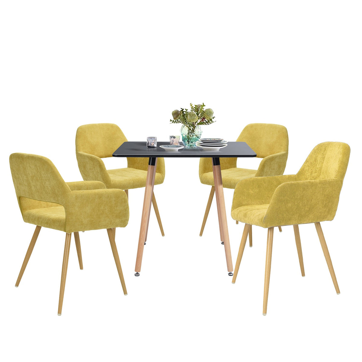 Cromwell Light Green 2Pcs Sd Dining Chair