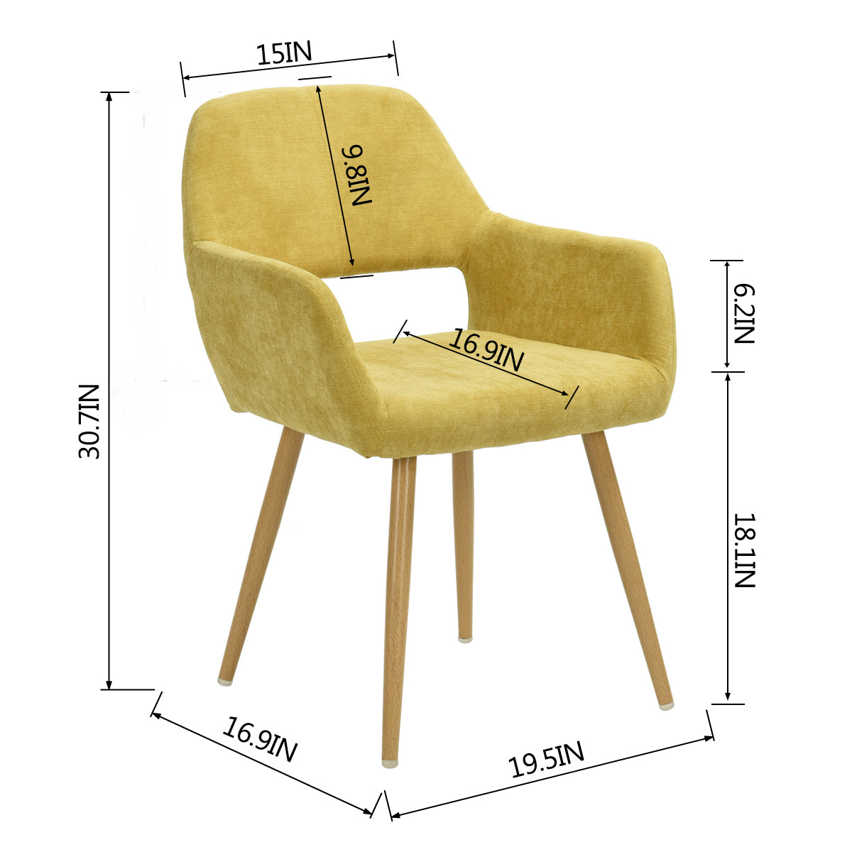 Cromwell Light Green 2Pcs Sd Dining Chair