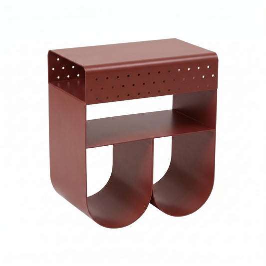 Modern Metal Side Table, Space-Saving Design - CRUL BORD