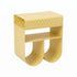 Modern Metal Side Table, Space-Saving Design – CRUL YELLOW
