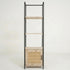 Unfavorable Modern Grooved Shelf, MDF & Metal - CRUNDRAEN