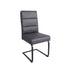 Modern Grey Fabric Dining Chair - CRUSH GREY
