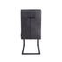 Modern Grey Fabric Dining Chair - CRUSH GREY