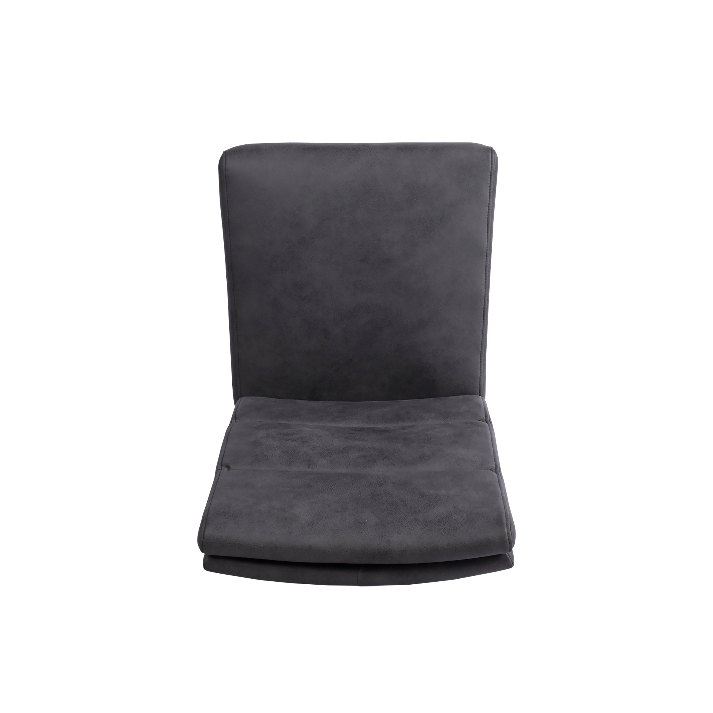 Modern Grey Fabric Dining Chair - CRUSH GREY