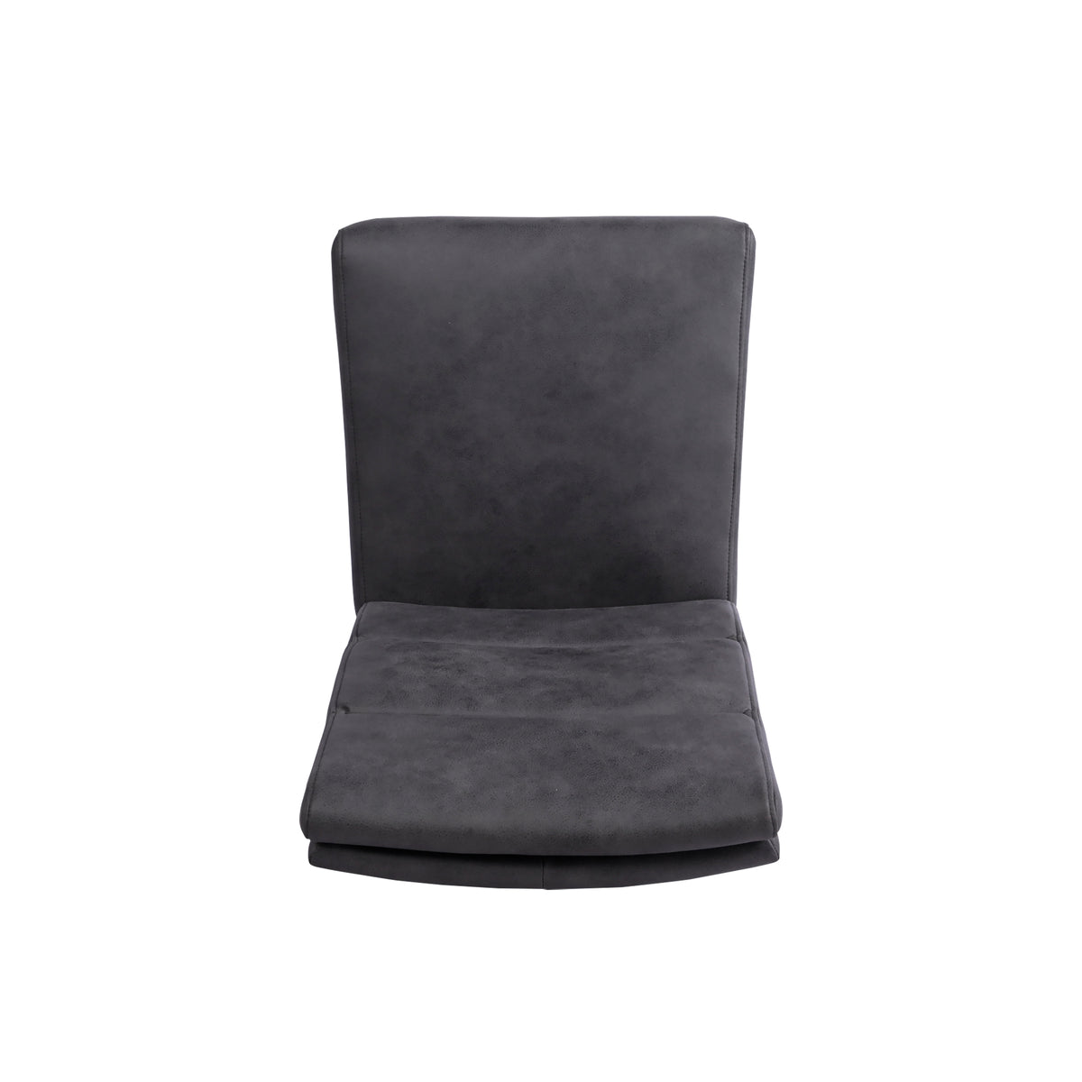 Modern Grey Fabric Dining Chair - CRUSH GREY