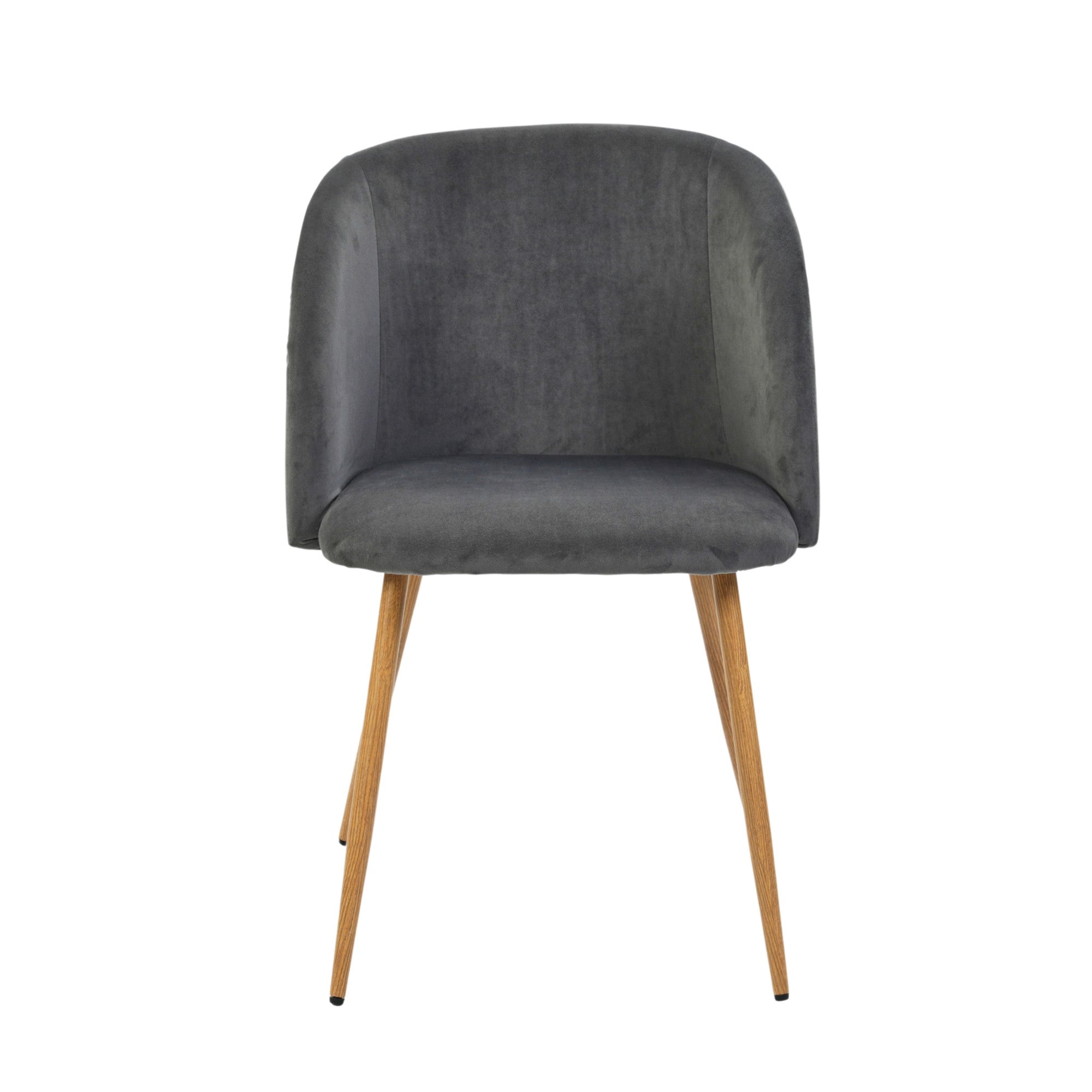 Modern Velvet Dining Chair – YNEZ DARK GREY