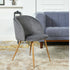 Modern Velvet Dining Chair – YNEZ DARK GREY