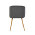 Modern Velvet Dining Chair – YNEZ DARK GREY