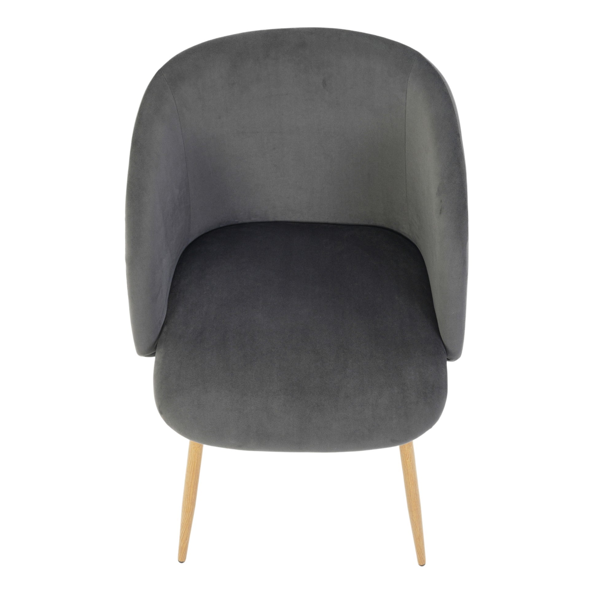 Modern Velvet Dining Chair – YNEZ DARK GREY