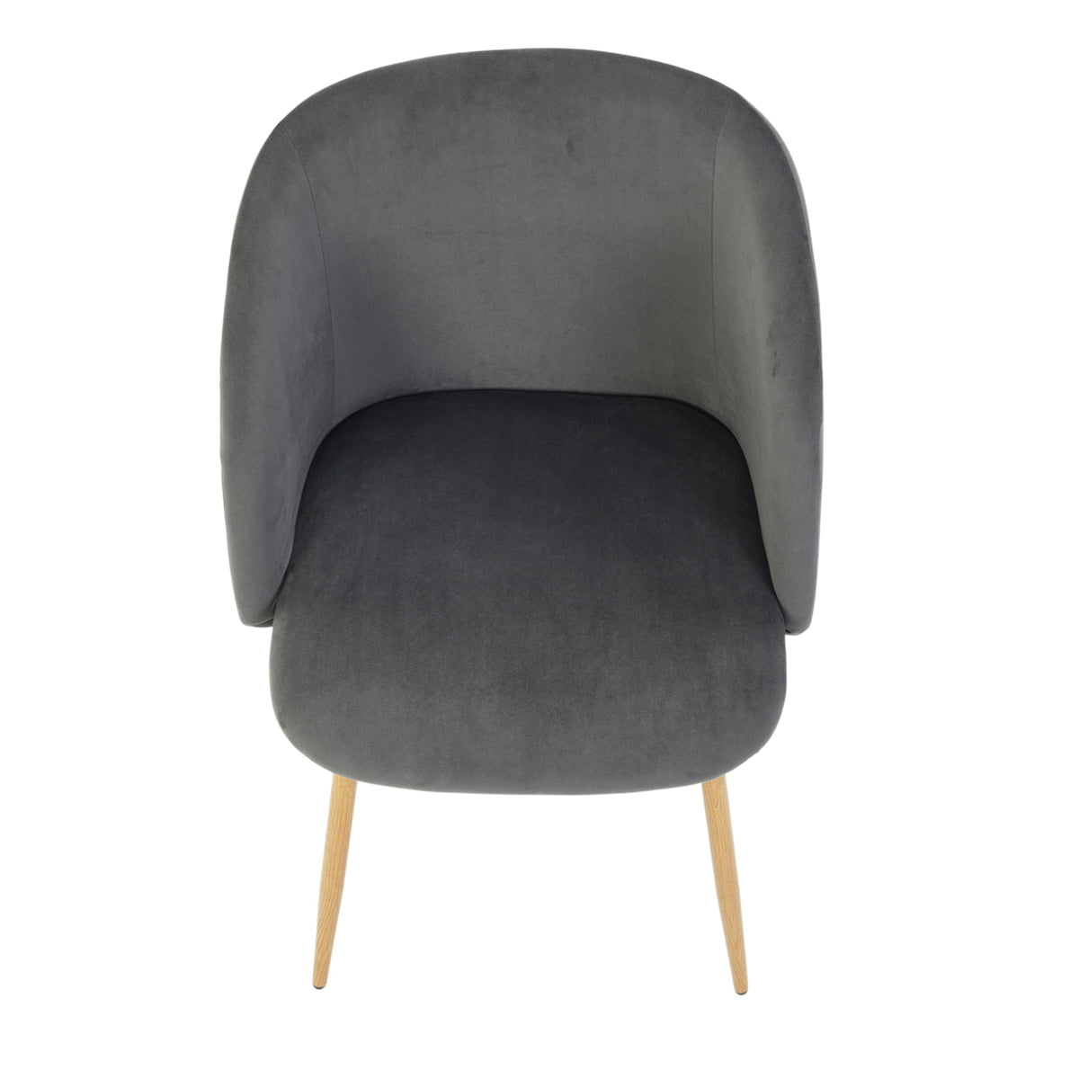 Modern Velvet Dining Chair – YNEZ DARK GREY