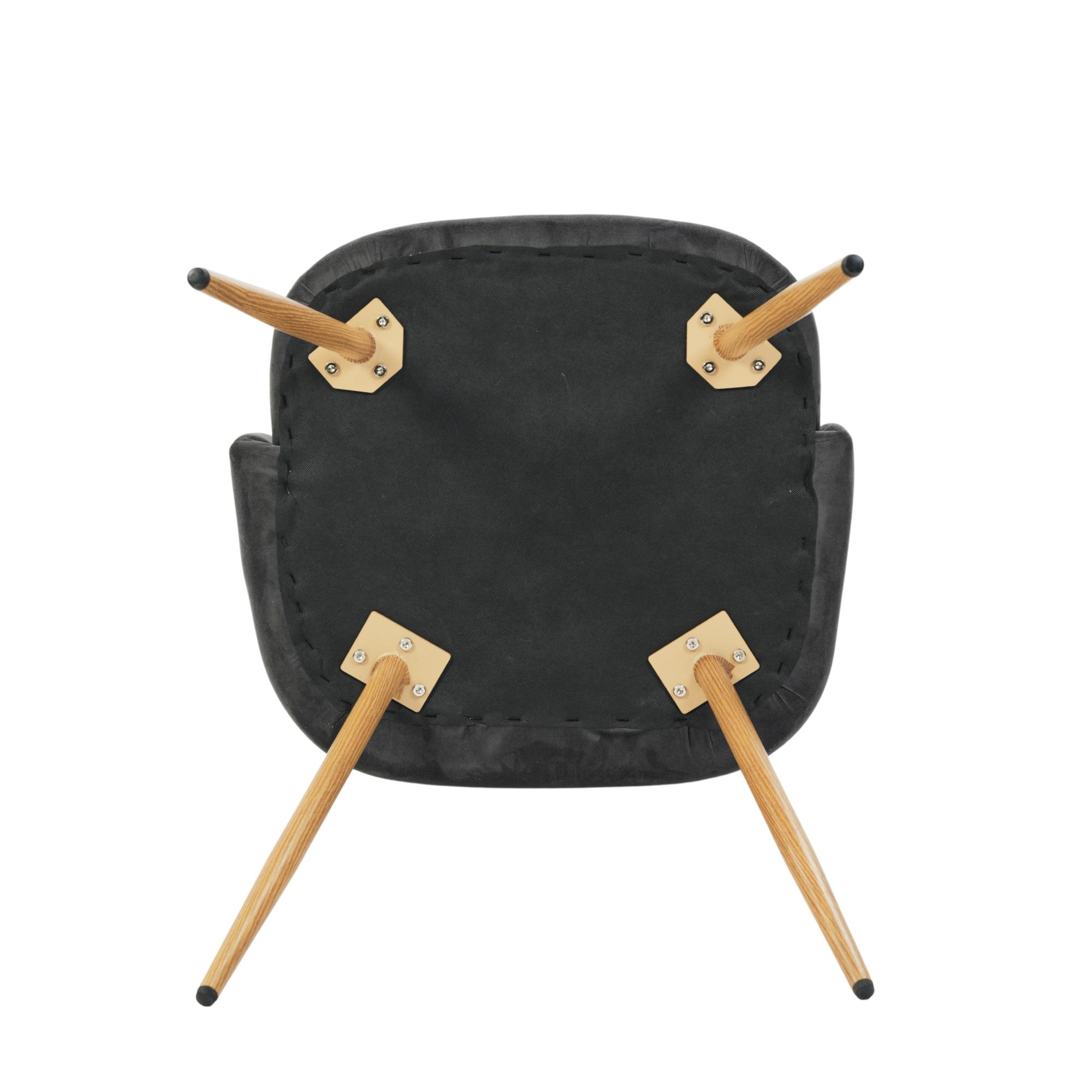 Modern Velvet Dining Chair – YNEZ DARK GREY