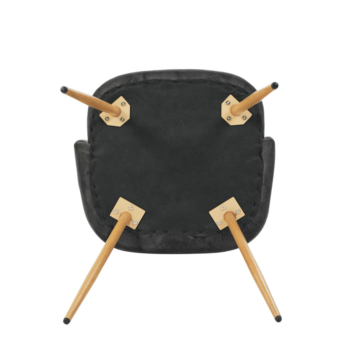 Modern Velvet Dining Chair – YNEZ DARK GREY