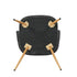 Modern Velvet Dining Chair – YNEZ DARK GREY