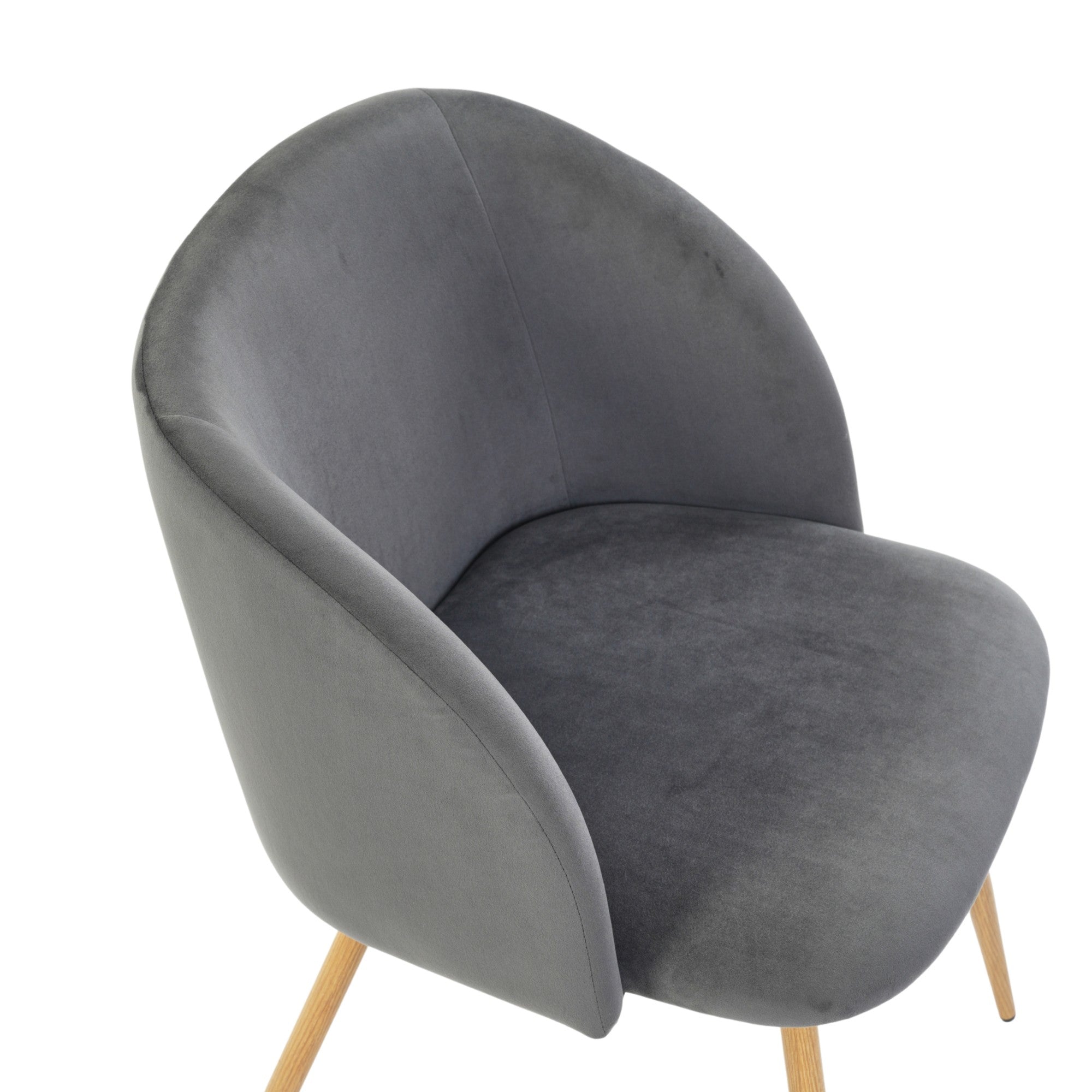 Modern Velvet Dining Chair – YNEZ DARK GREY