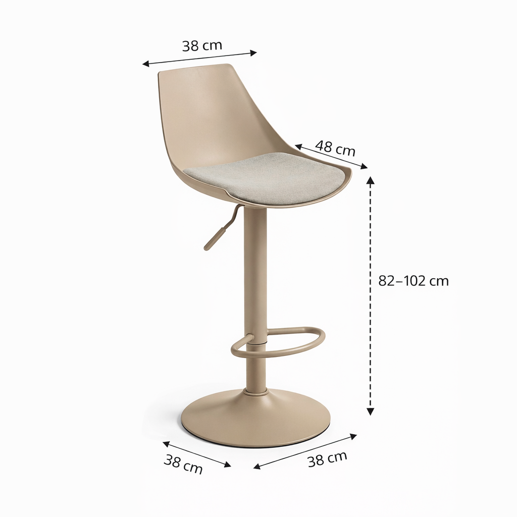 Protestantize Modern Adjustable Bar Stool - ZENI