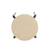 Modern Minimalist Fabric Stool, Metal Legs - DANNY BK BEIGE