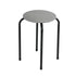 Modern Fabric Stool, Metal Legs – DANNY BK GRAY