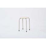 danny corduroy green a - dark green stool - upholstered compact seating or footrest