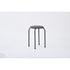 danny corduroy grey a - dark grey stool - upholstered compact seating or footrest