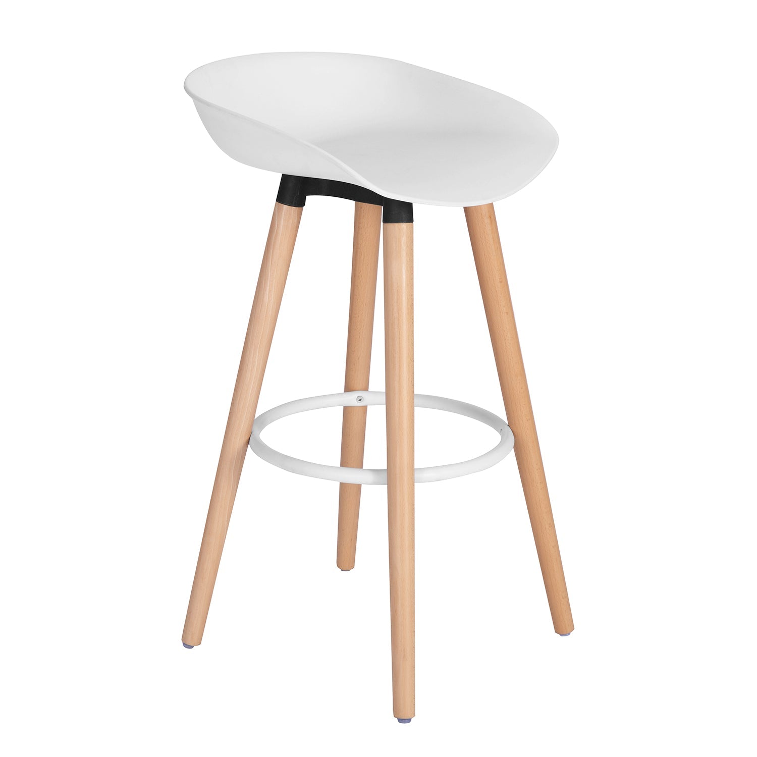 Dearborn Solid Wood Leg Bar Stool