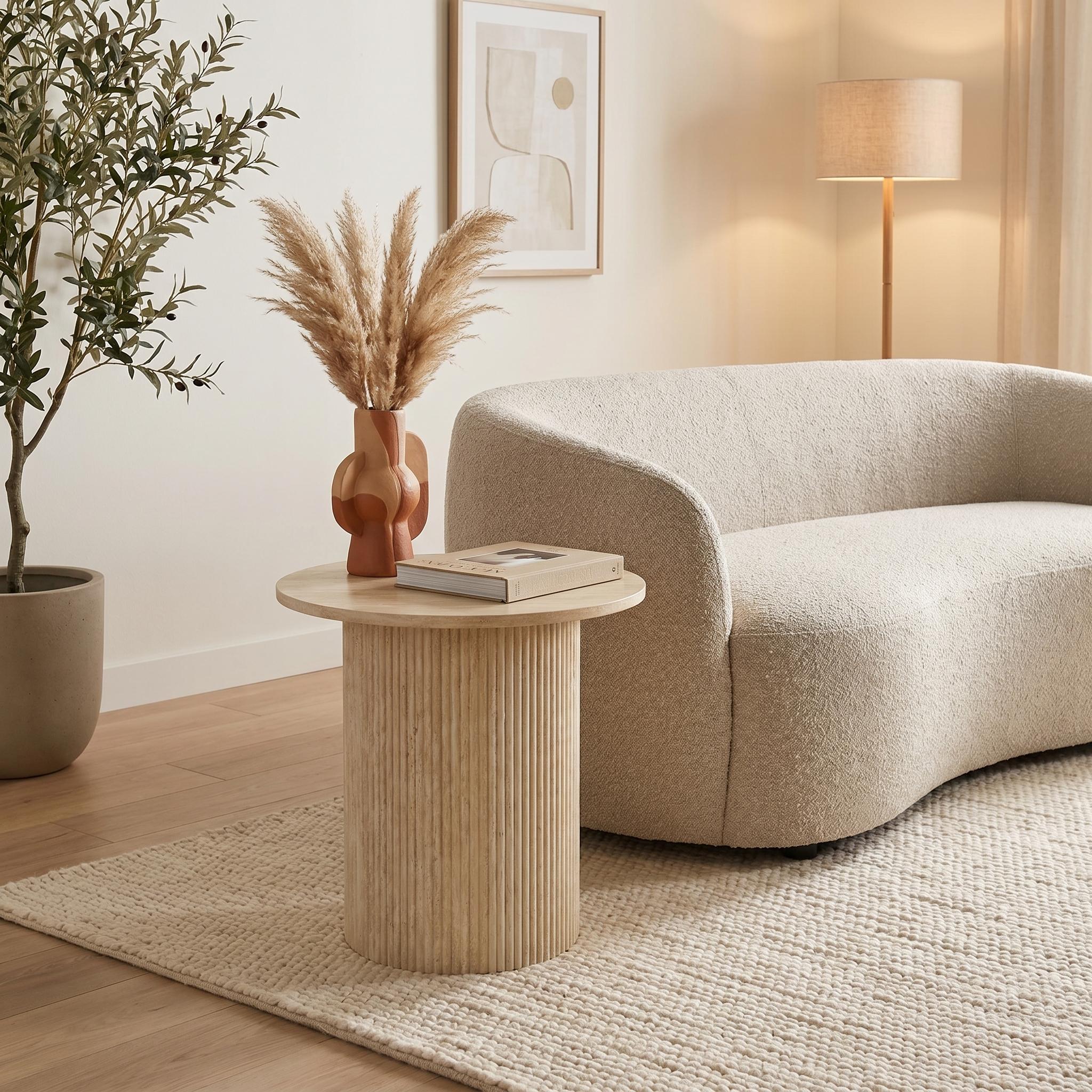 Modern Accent MDF End Table - DELOR