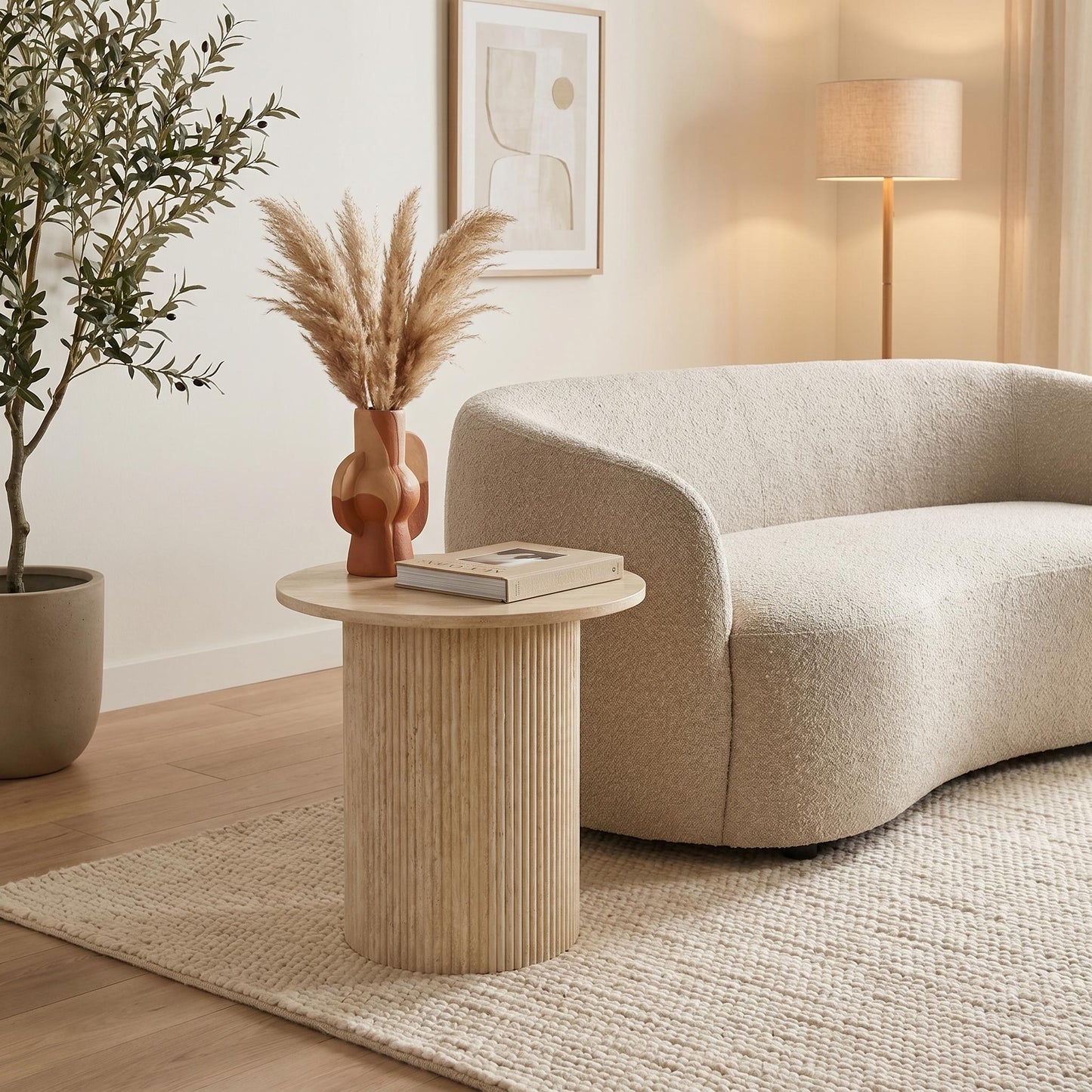 Modern Accent MDF End Table - DELOR