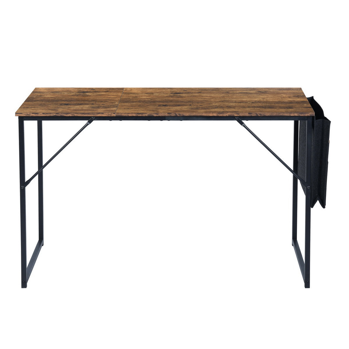 Dembe Kd 100Cm Fabric Black White Office Desk