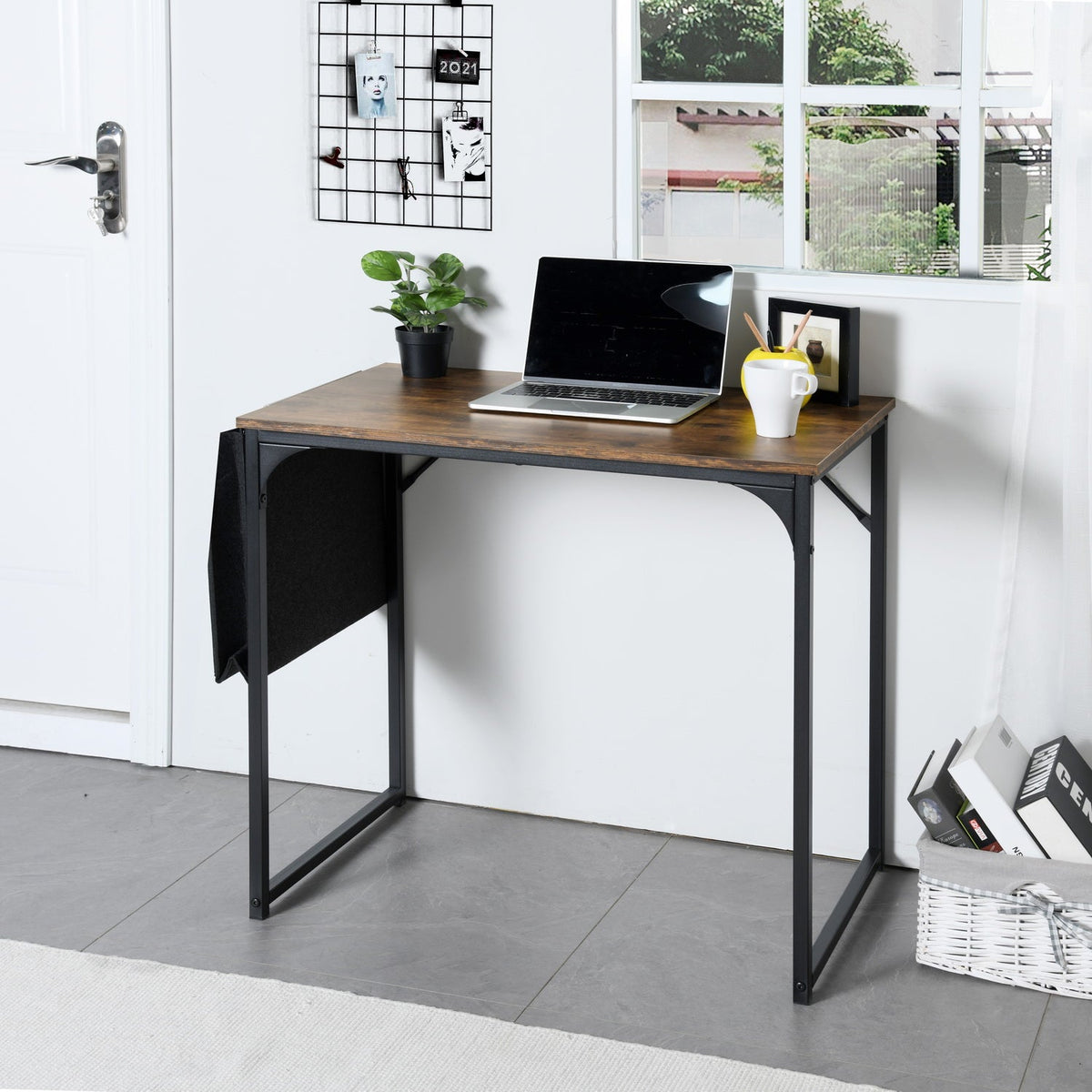 Dembe Kd 80Cm Fabric Office Desk