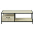 Captate Modern Minimalist Coffee Table, MDF & Metal - DENEB