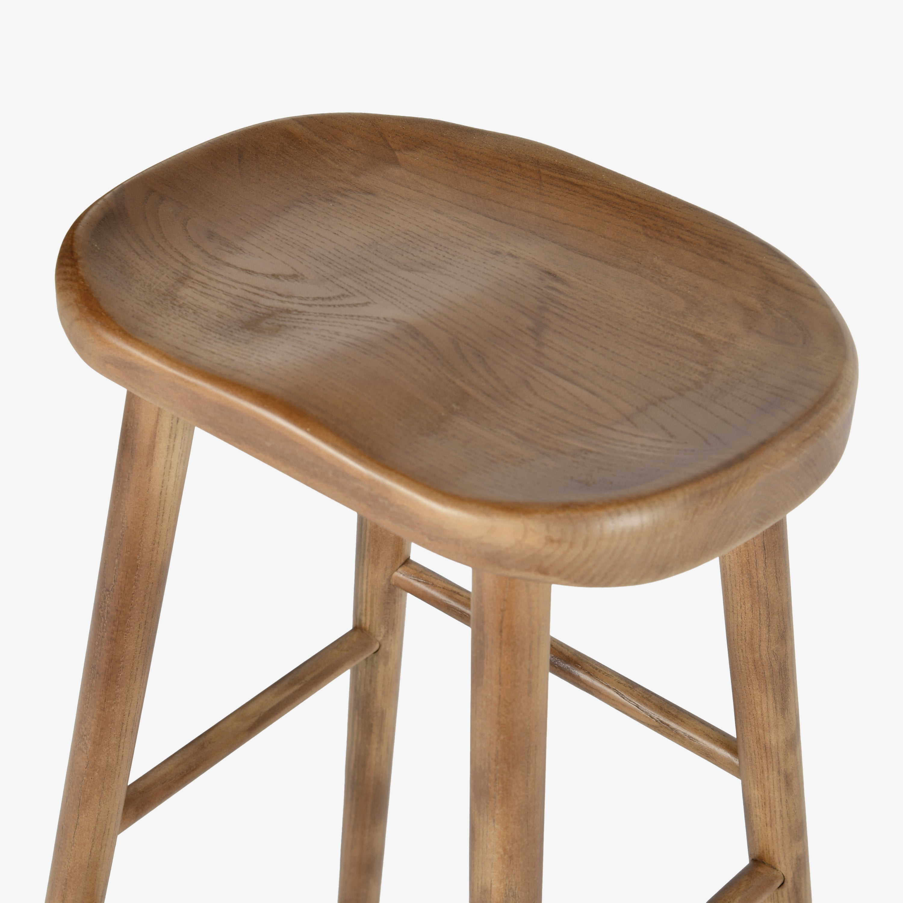 Modern Solid Wood Barstool - DENIA