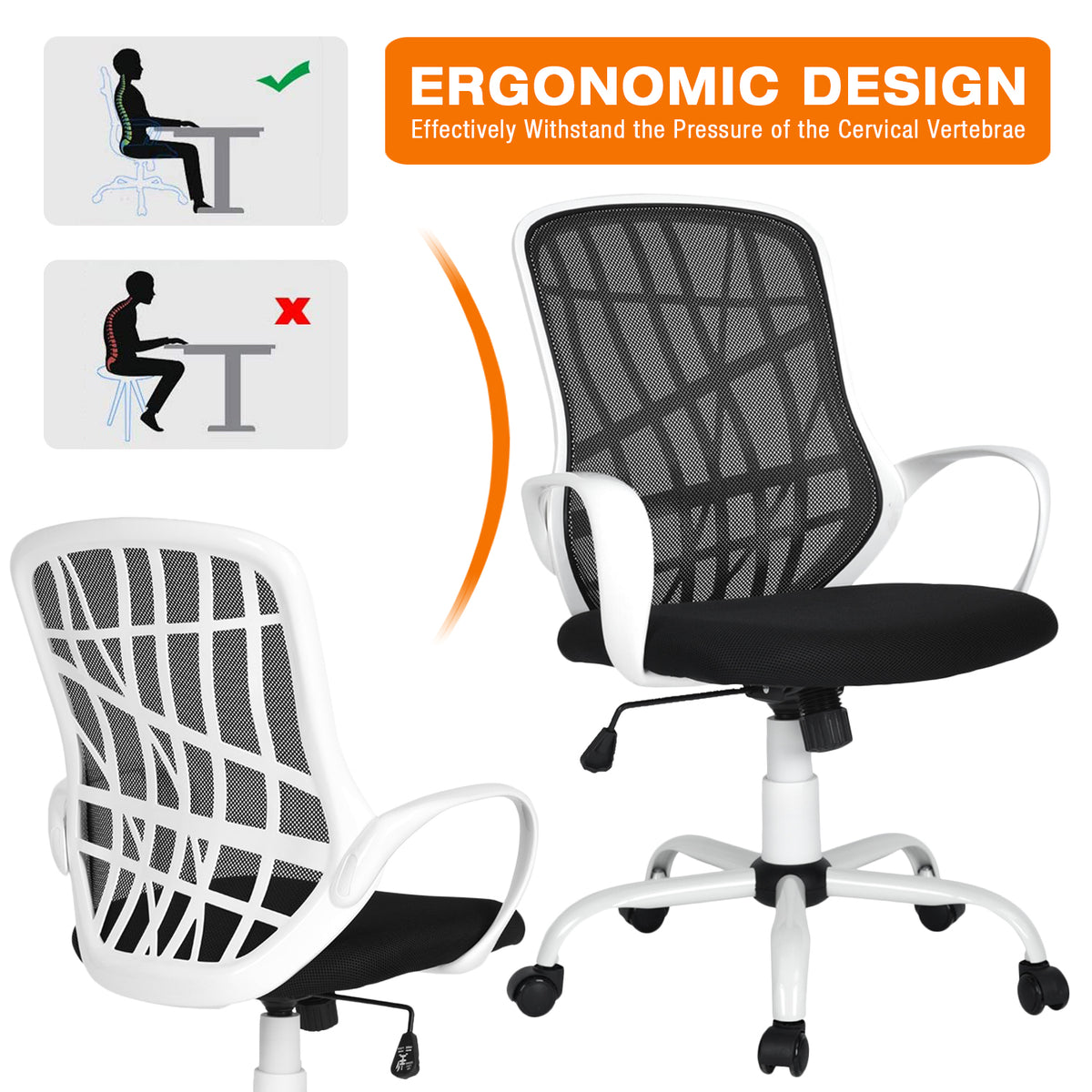 Desert Mesh Cover Office Chair