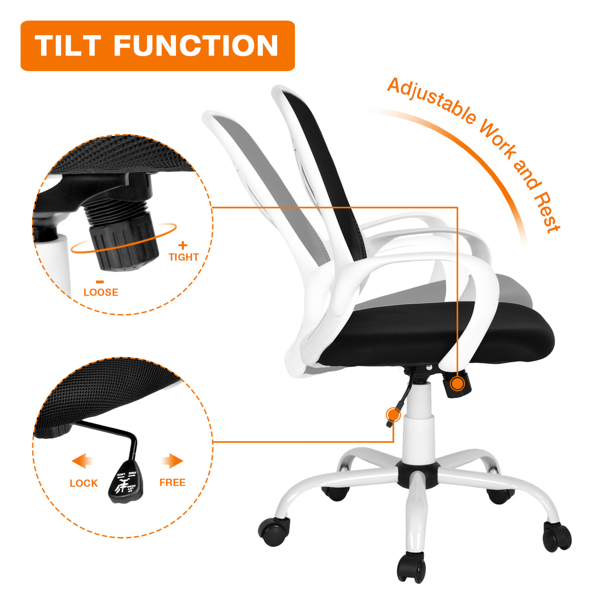Desert Mesh Cover Office Chair