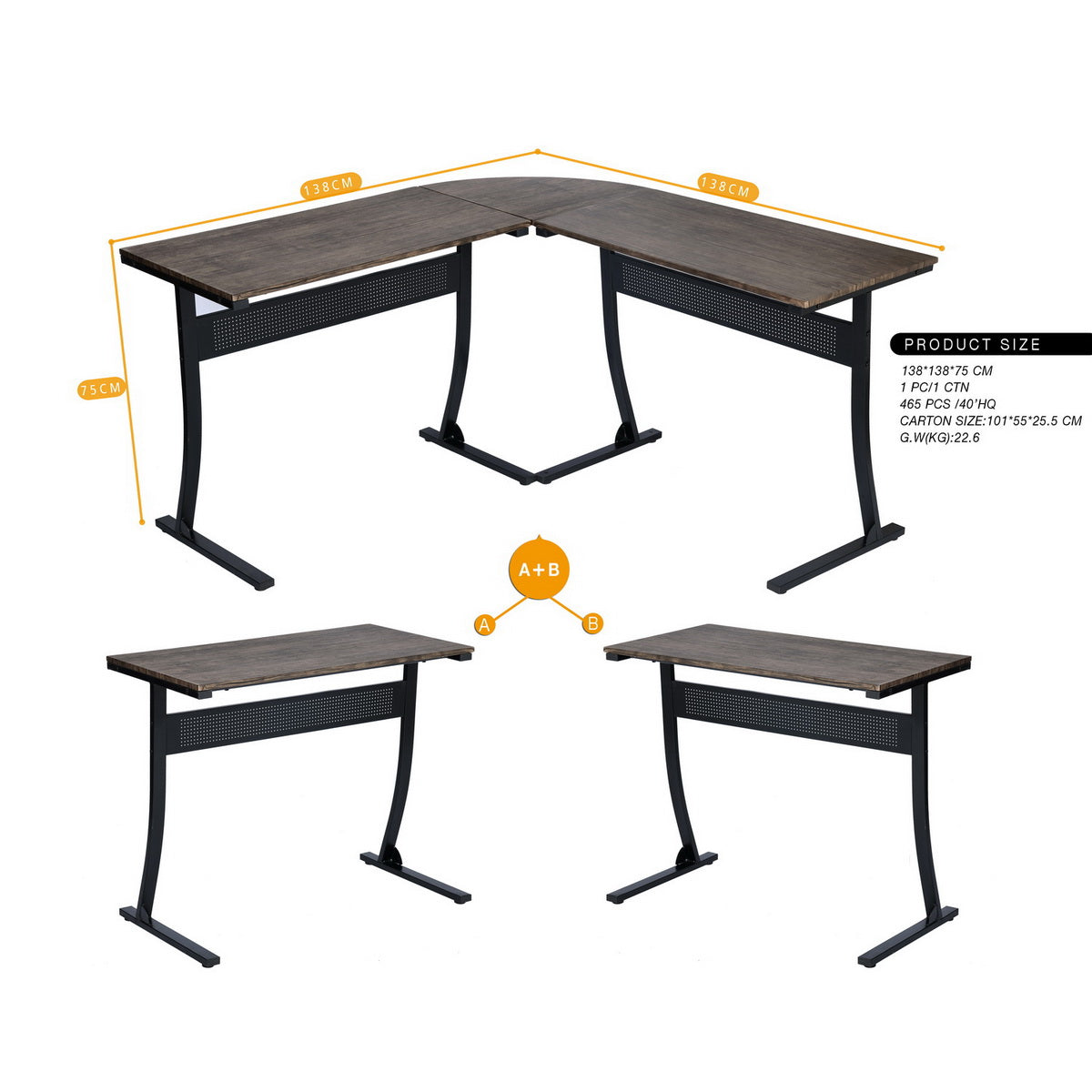 Dieguez Office Desk