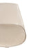 Modern Cream Bar Stool, Fabric Cushion & Metal Base - DINO VINCI