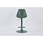 dino - green barstool - upholstered compact seating or footrest
