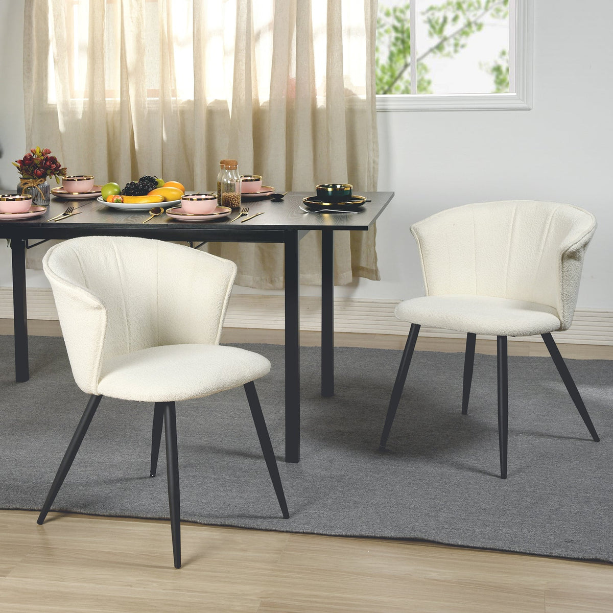 Doncic Dining Chair Cream Dining Chair