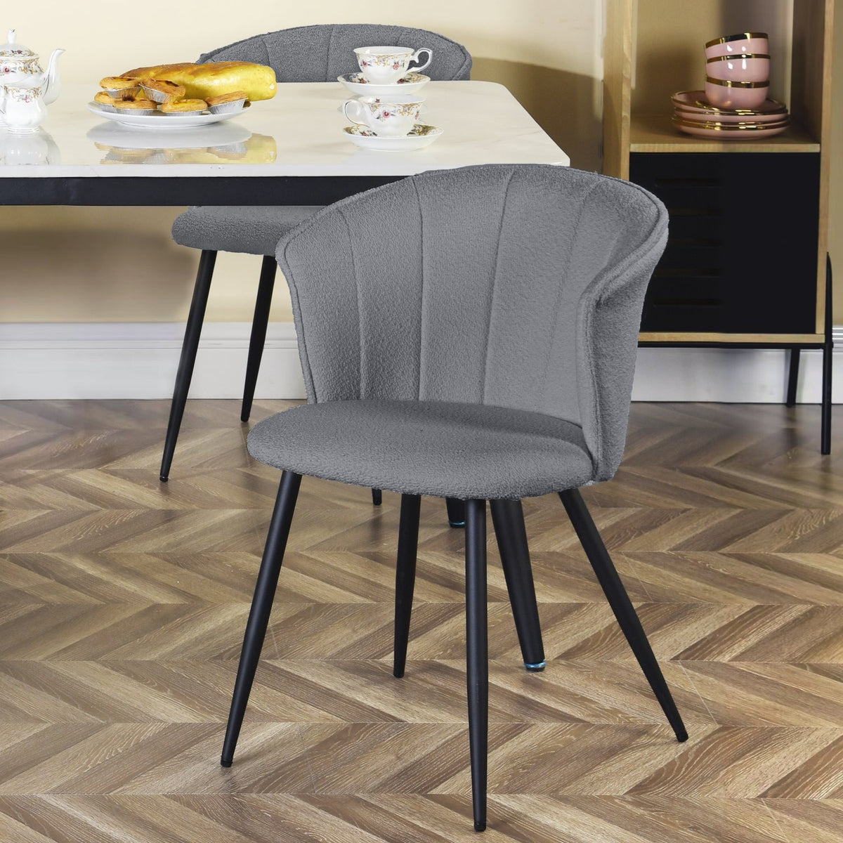 Doncic Dining Chair Cream Dining Chair