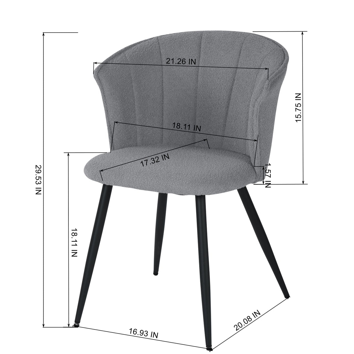 Doncic Dining Chair Cream Dining Chair