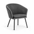 Dixier Terry Grey Accent Chairs