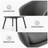 Dixier Terry Grey Accent Chairs
