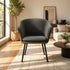 Dixier Terry Grey Accent Chairs