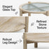 Modern Accent End Table, Compact Design - EEKTIEKS
