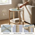 Modern Accent End Table, Compact Design - EEKTIEKS