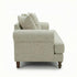 Modern Beige Fabric, Wooden Frame Sofa - ELAITH 2.5 SEAT
