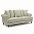 Modern Beige Fabric, Wooden Frame Sofa - ELAITH 2.5 SEAT